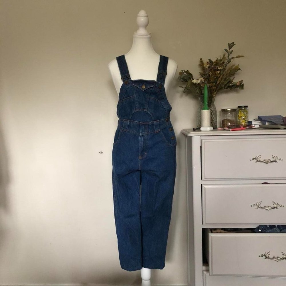 North Line denim overalls
